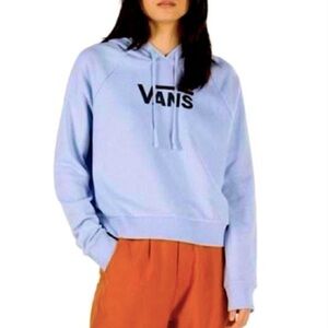 Vans Flying V Cropped Lilac Hooded Sweatshirt